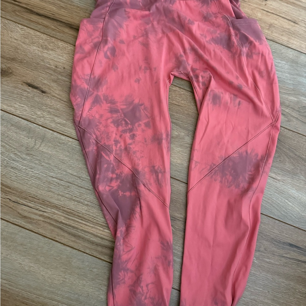 Amaryllis Pink Tie-Dye Leggings